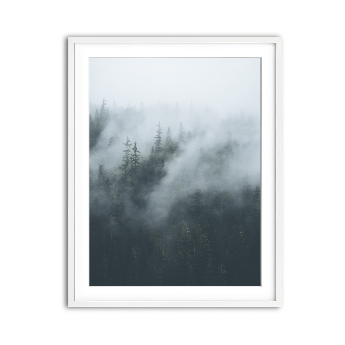 Framed Print 3x4 White