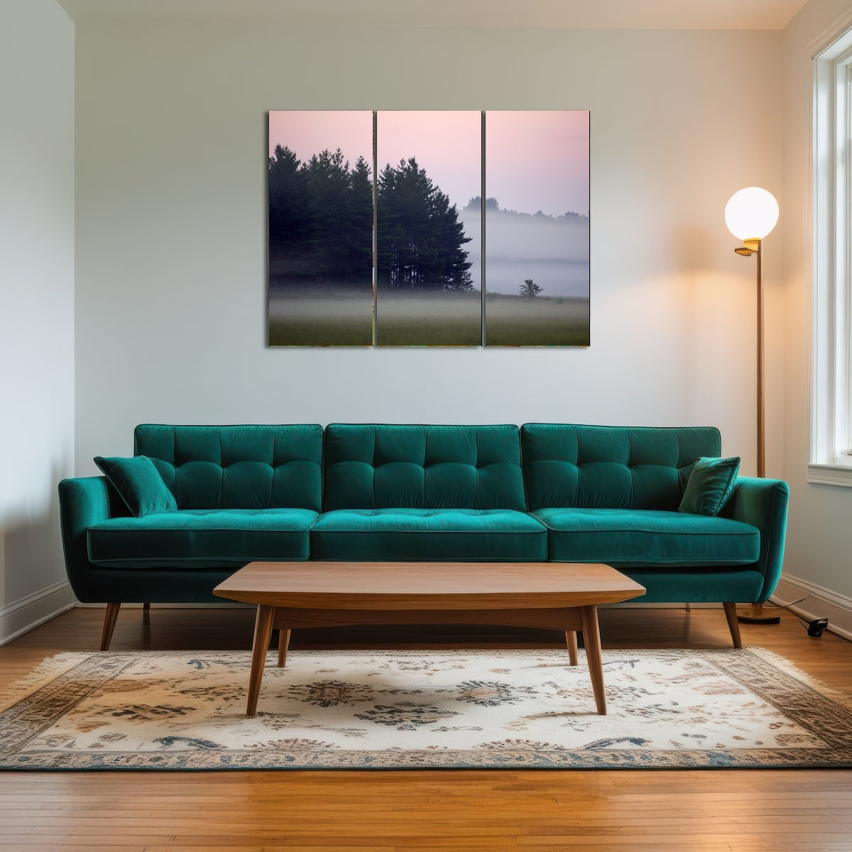 AUTO-MOCKUP ROOM | Misty Wisconsin Morning Castle Rock Lake