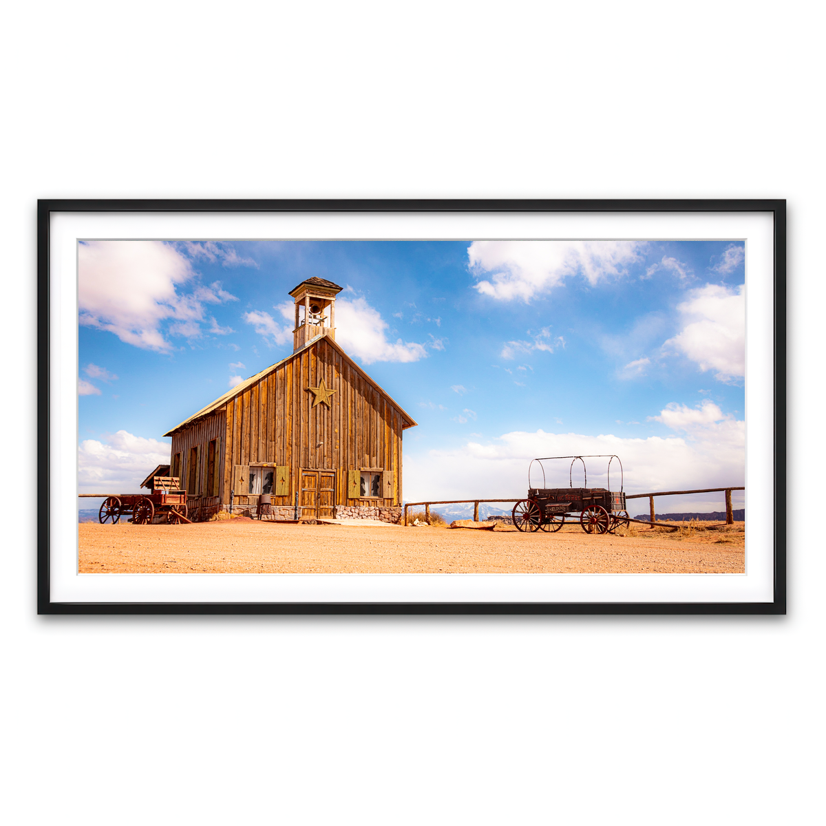 Framed Print 2x1 Black