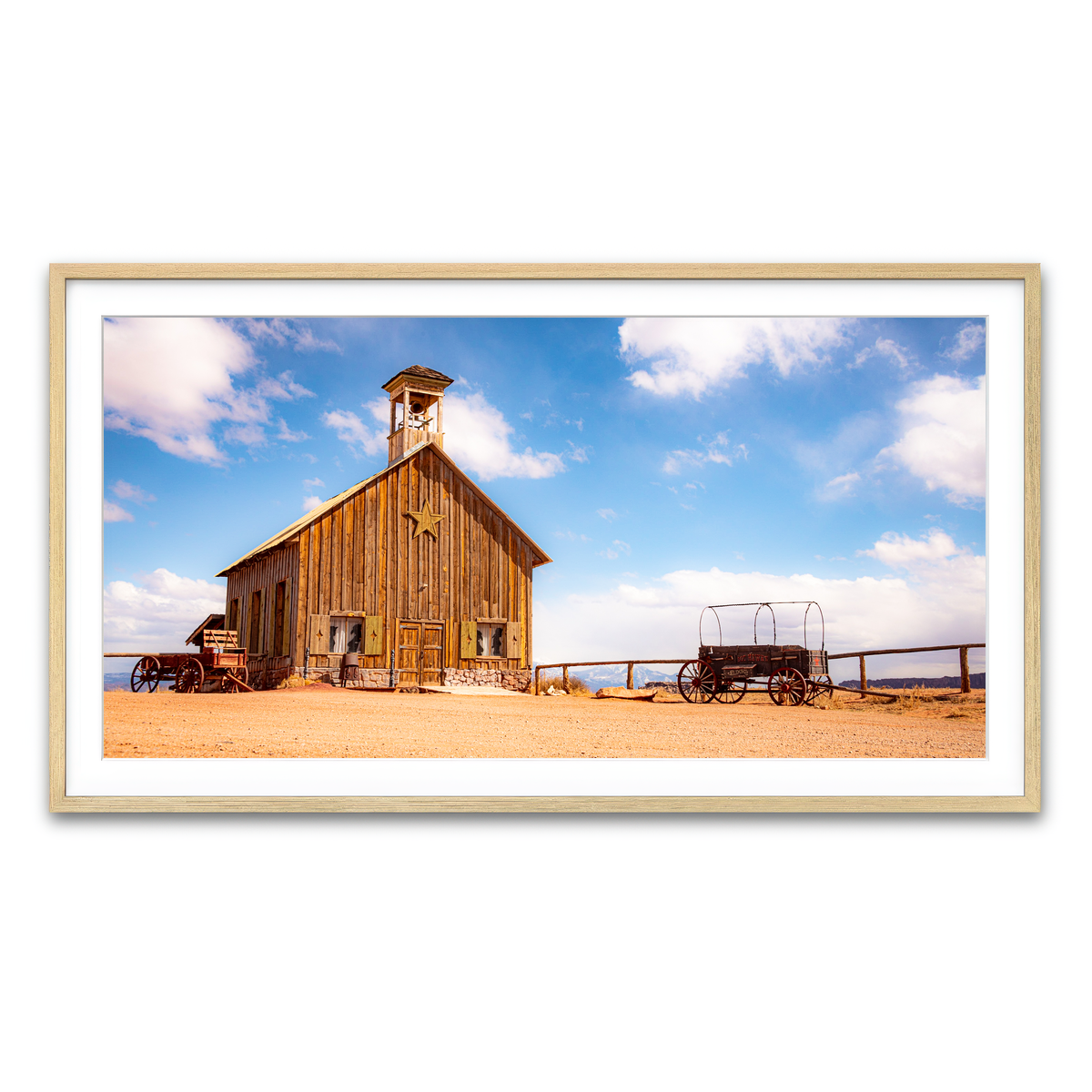 Framed Print 2x1 Natural
