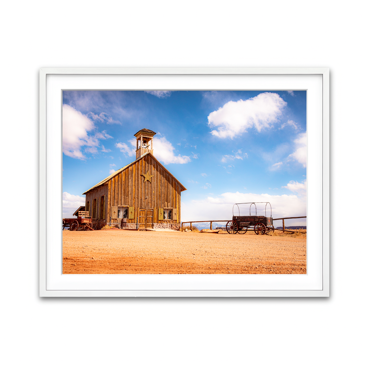 Framed Print 4x3 White