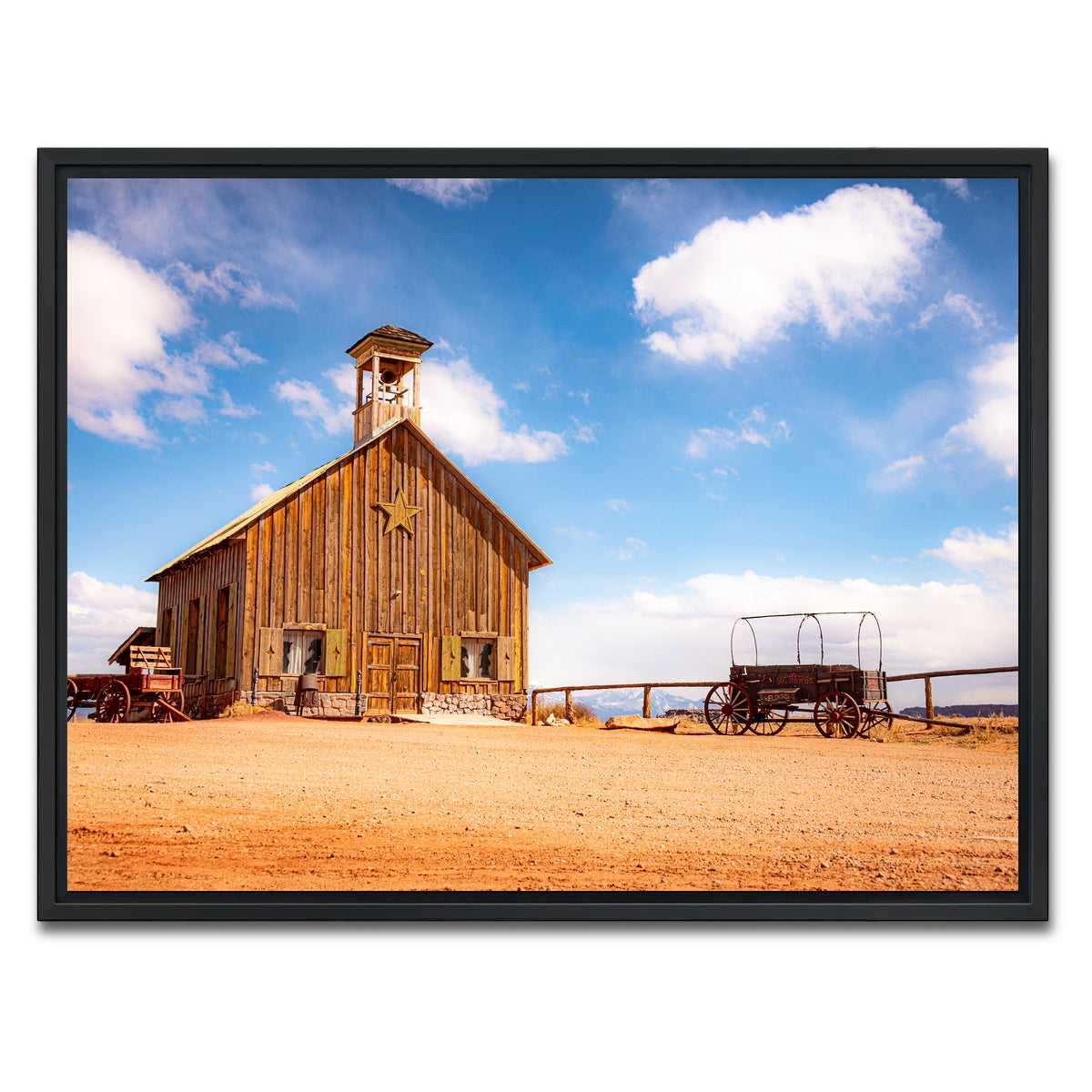 AUTO-MOCKUP WHITE | Moab Barn | 1 Piece | Black Framed Canvas | group=4x3