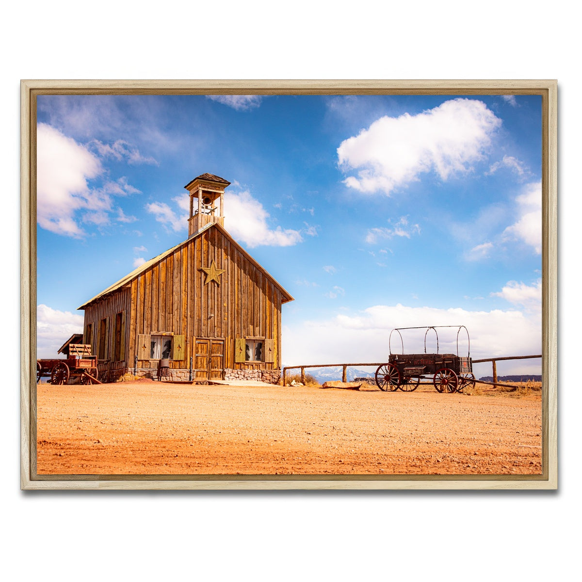 AUTO-MOCKUP WHITE | Moab Barn | 1 Piece | Natural Framed Canvas | group=4x3