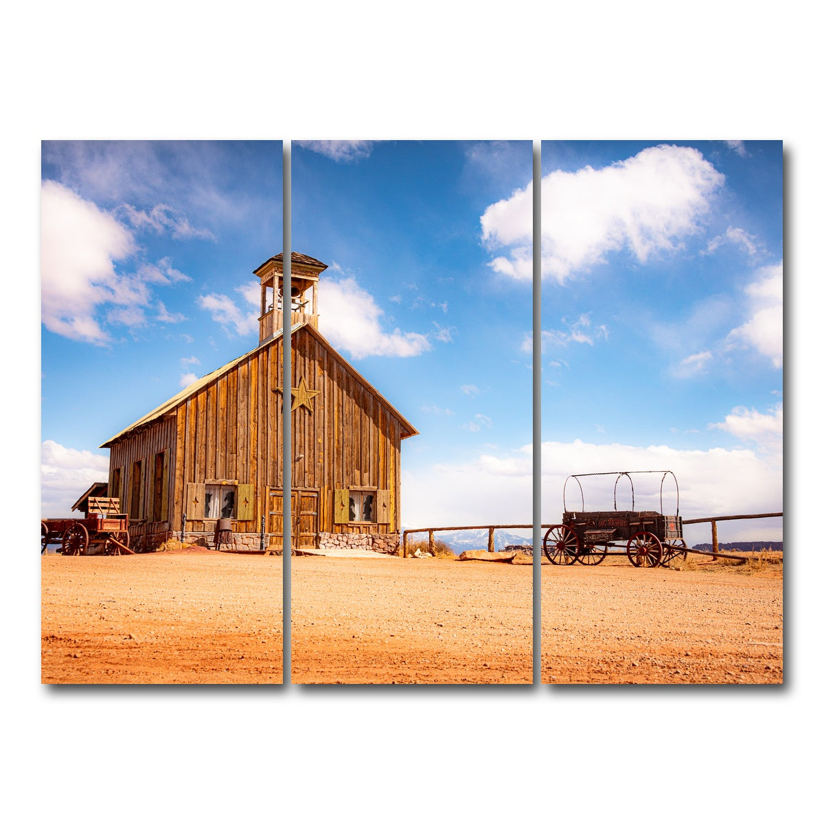AUTO-MOCKUP WHITE | Moab Barn | 3 Piece | Gallery Wrap Canvas | group=8x18
