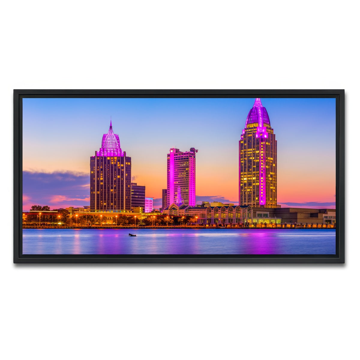 AUTO-MOCKUP WHITE | Mobile | 1 Piece | Black Framed Canvas | group=2x1