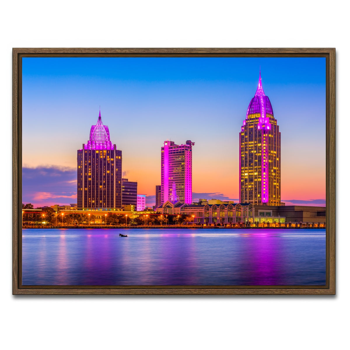 AUTO-MOCKUP WHITE | Mobile | 1 Piece | Walnut Framed Canvas | group=4x3