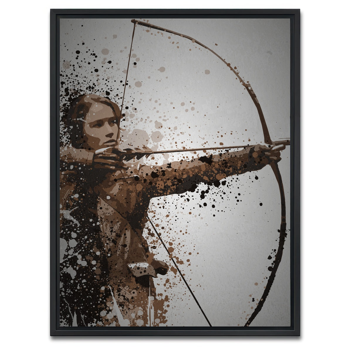 AUTO-MOCKUP WHITE | Mocking Jay | 1 Piece | Black Framed Canvas | group=3x4