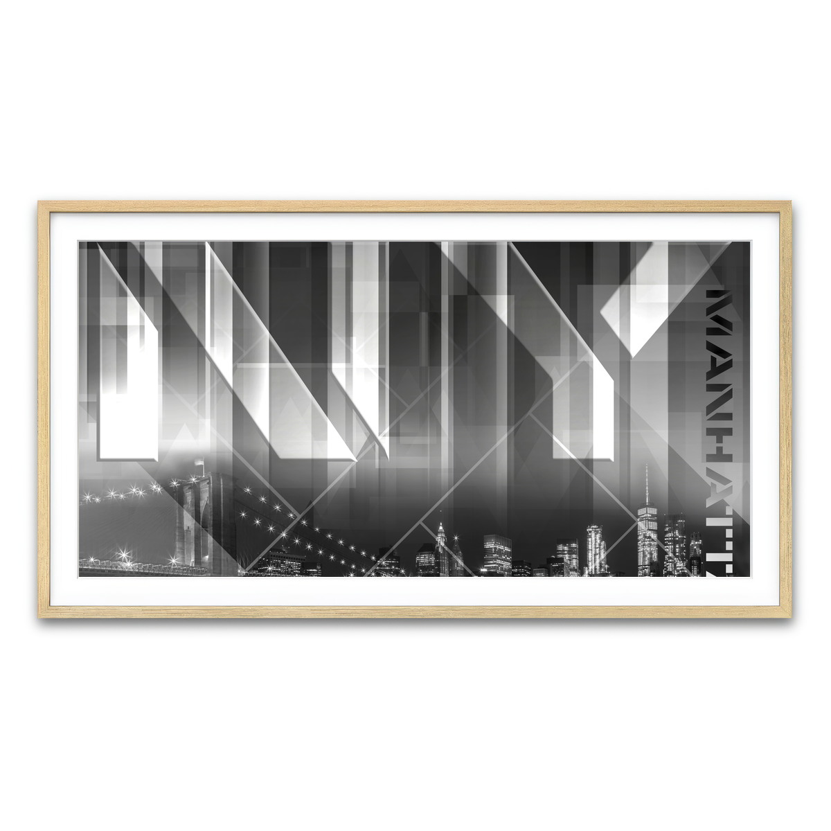 Framed Print 2x1 Natural