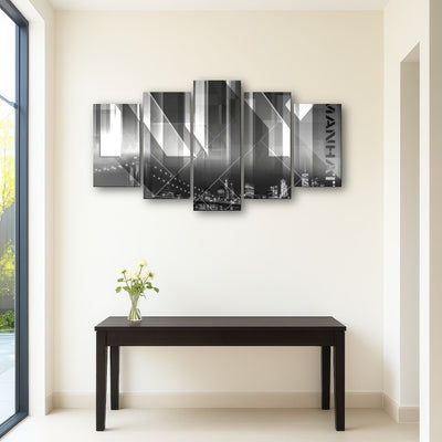 AUTO-MOCKUP ROOM | Modern Art BROOKLYN BRIDGE & SKYLINE