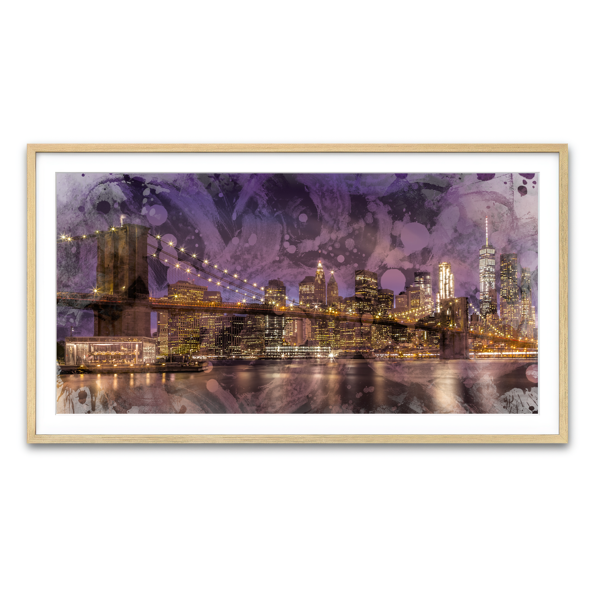 Framed Print 2x1 Natural