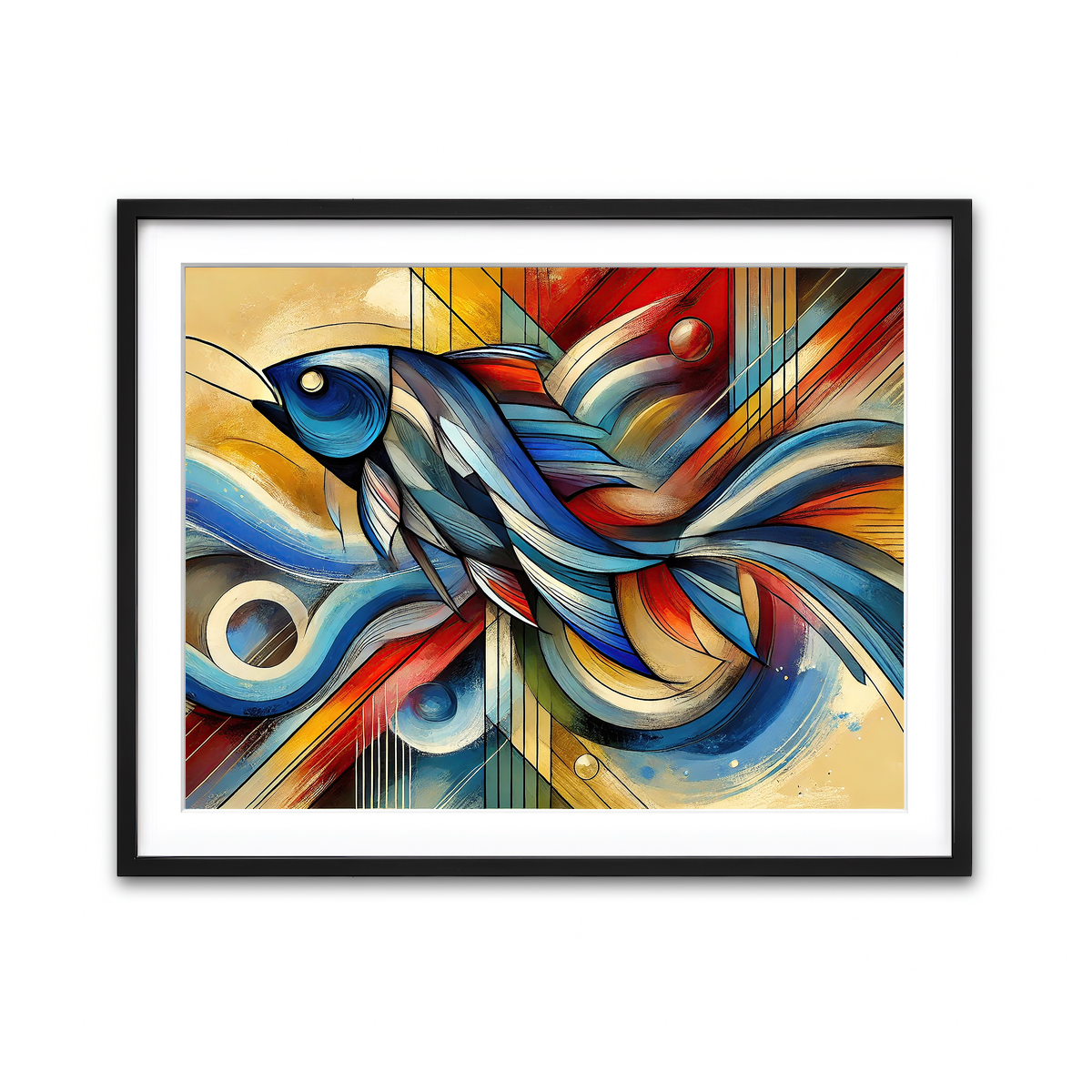 Framed Print 4x3 Black