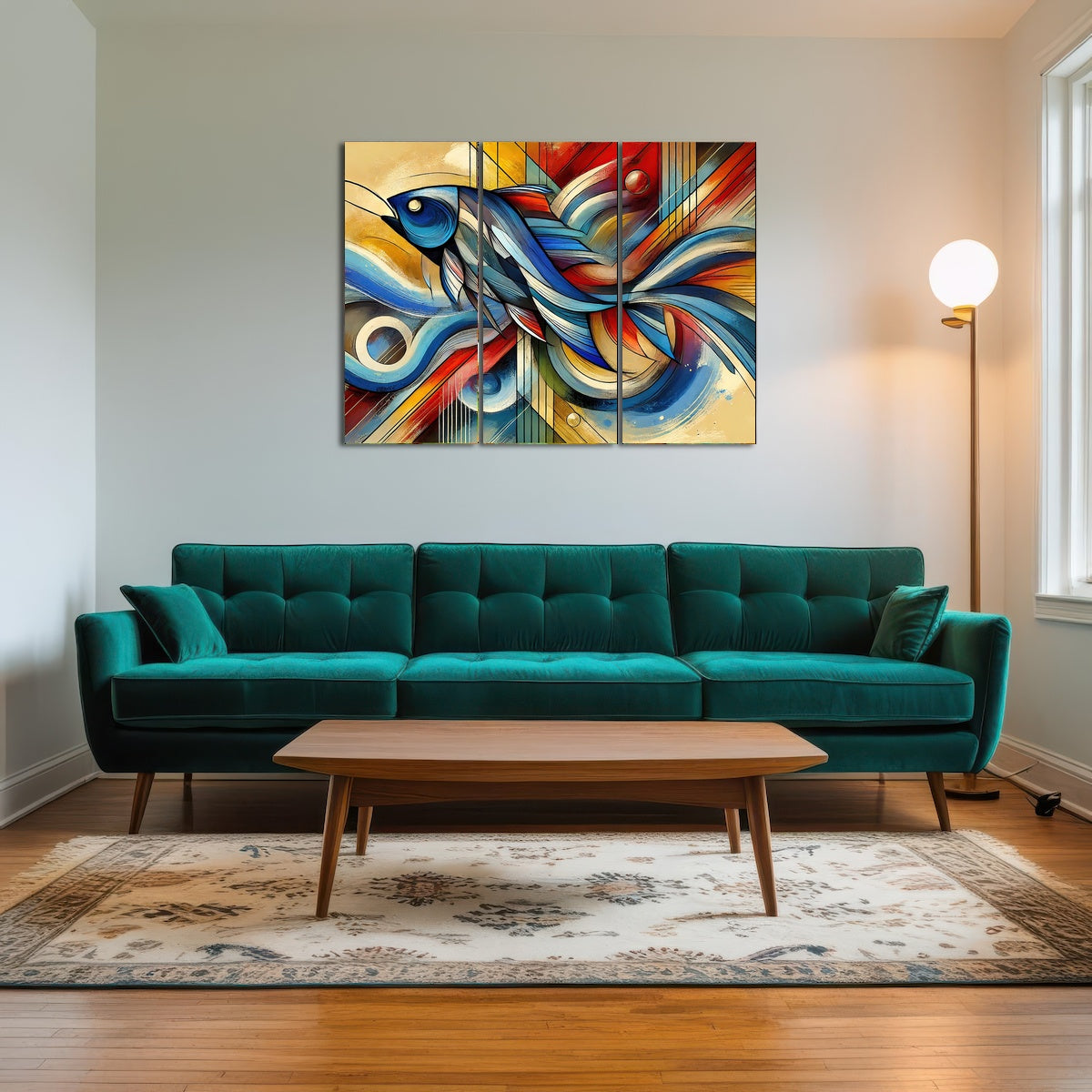 AUTO-MOCKUP ROOM | Modern Fish Art