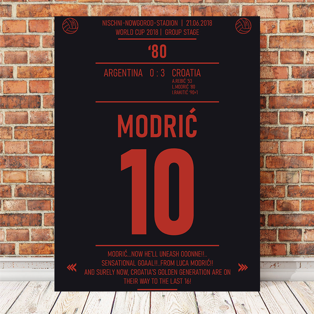 Luka Modric Wall Art
