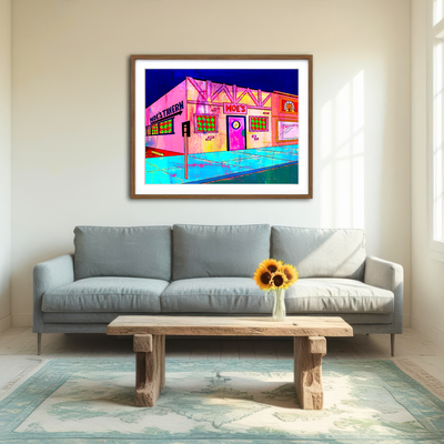 AUTO-MOCKUP ROOM | Moe's Tavern Wall Art