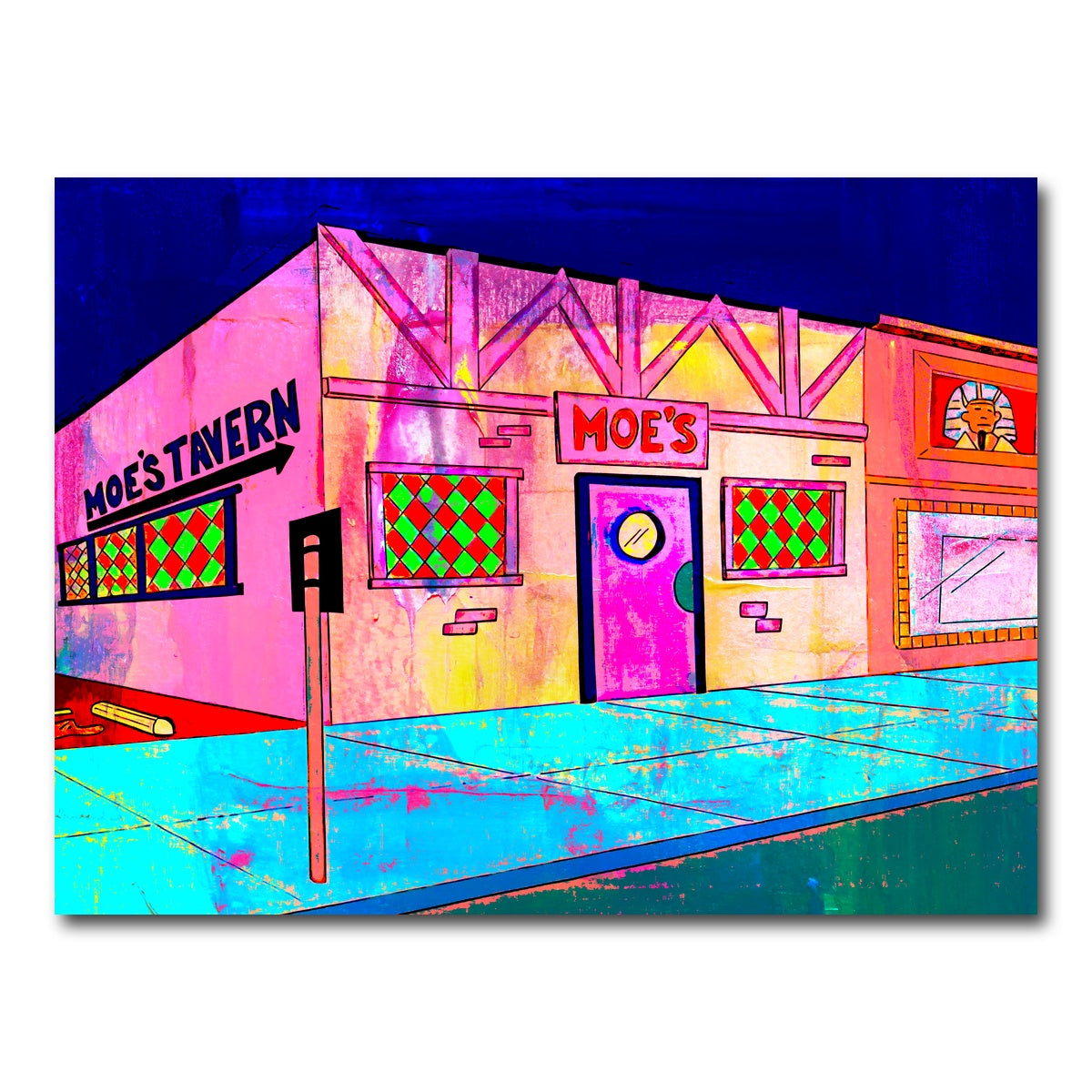 AUTO-MOCKUP WHITE | Moe's Tavern | 1 Piece | Gallery Wrap Canvas | group=4x3