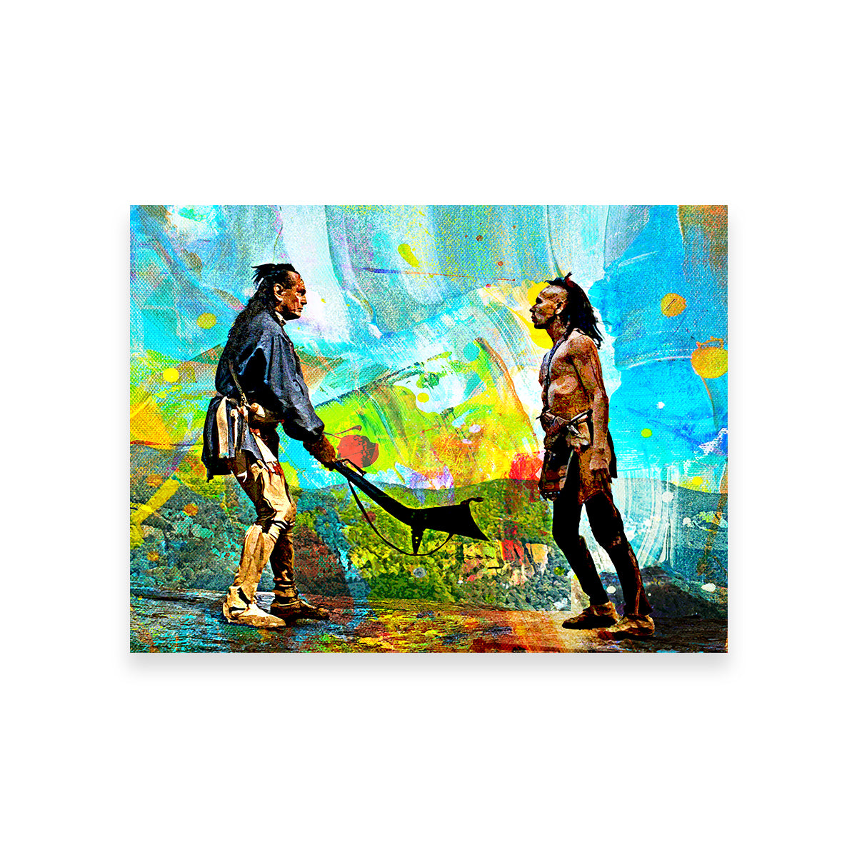 Last of the Mohicans Brushed Wall Art