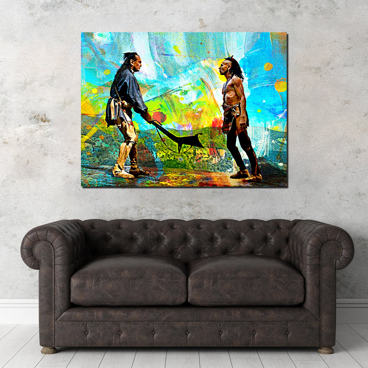 Last of the Mohicans Brushed Wall Art