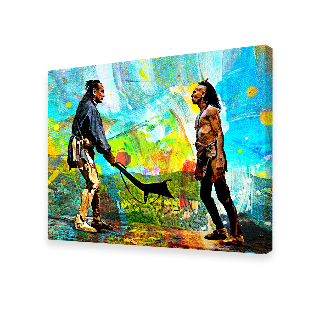 Last of the Mohicans Brushed Wall Art