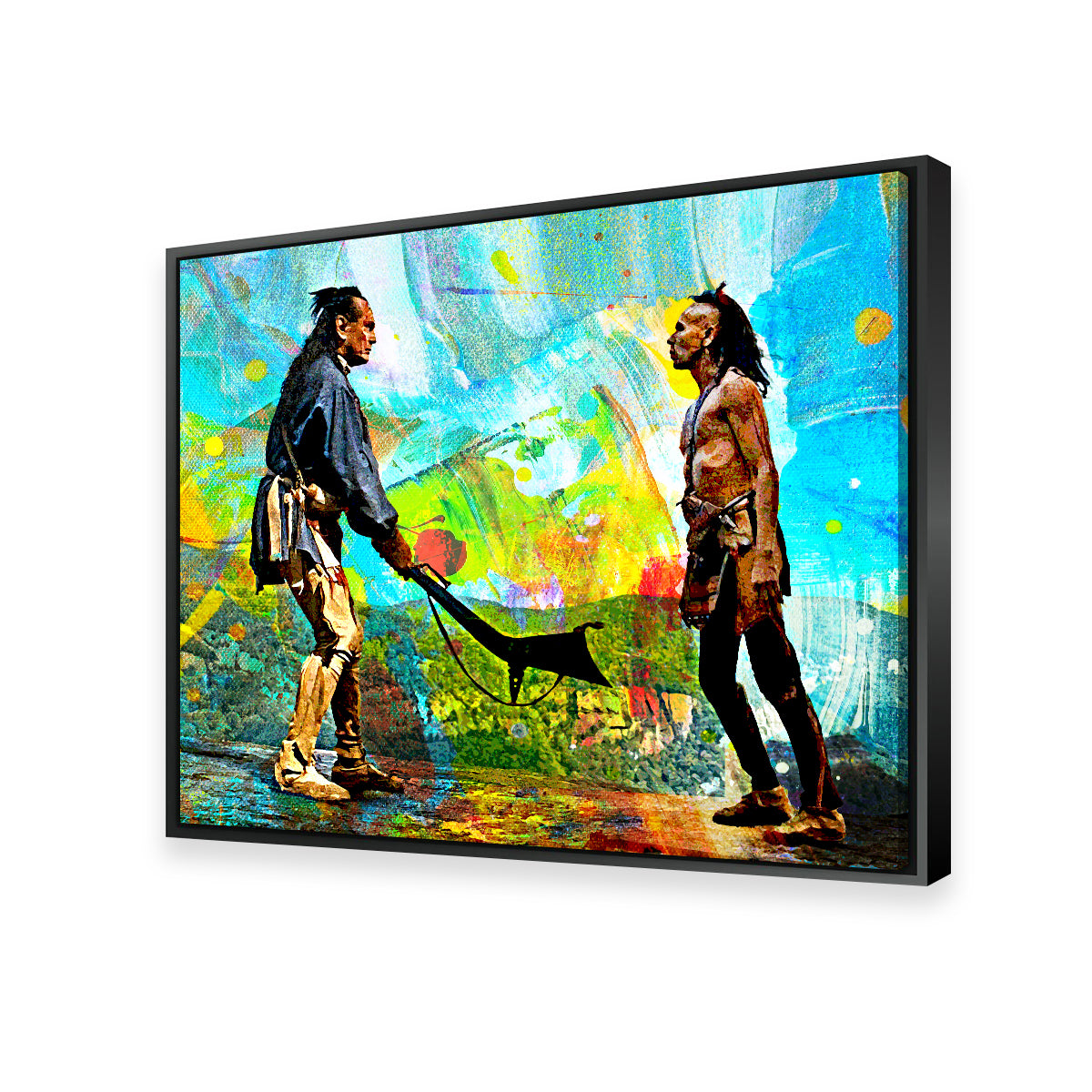 Last of the Mohicans Brushed Wall Art