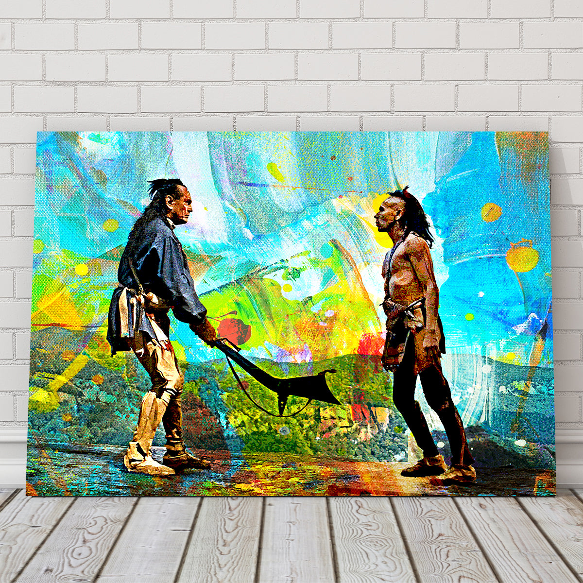 Last of the Mohicans Brushed Wall Art