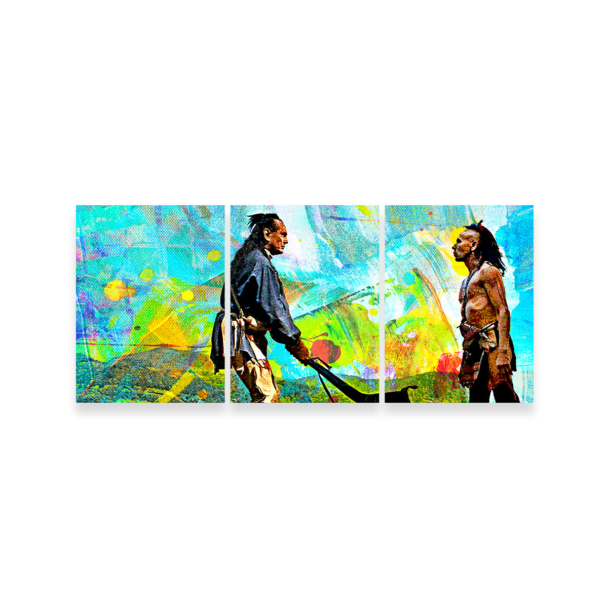 Last of the Mohicans Brushed Wall Art