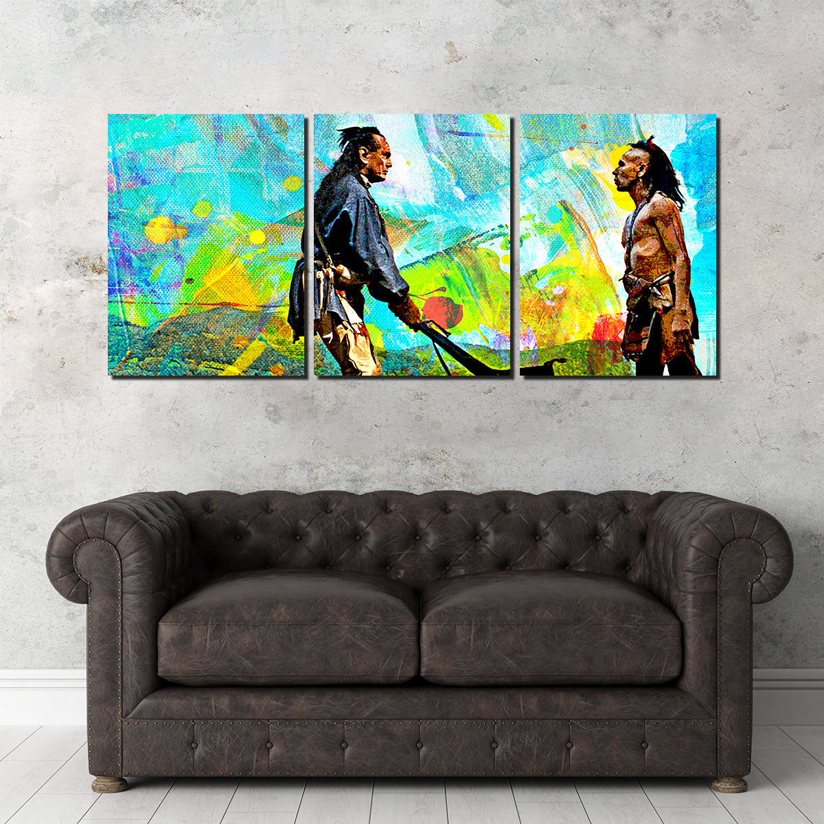 Last of the Mohicans Brushed Wall Art
