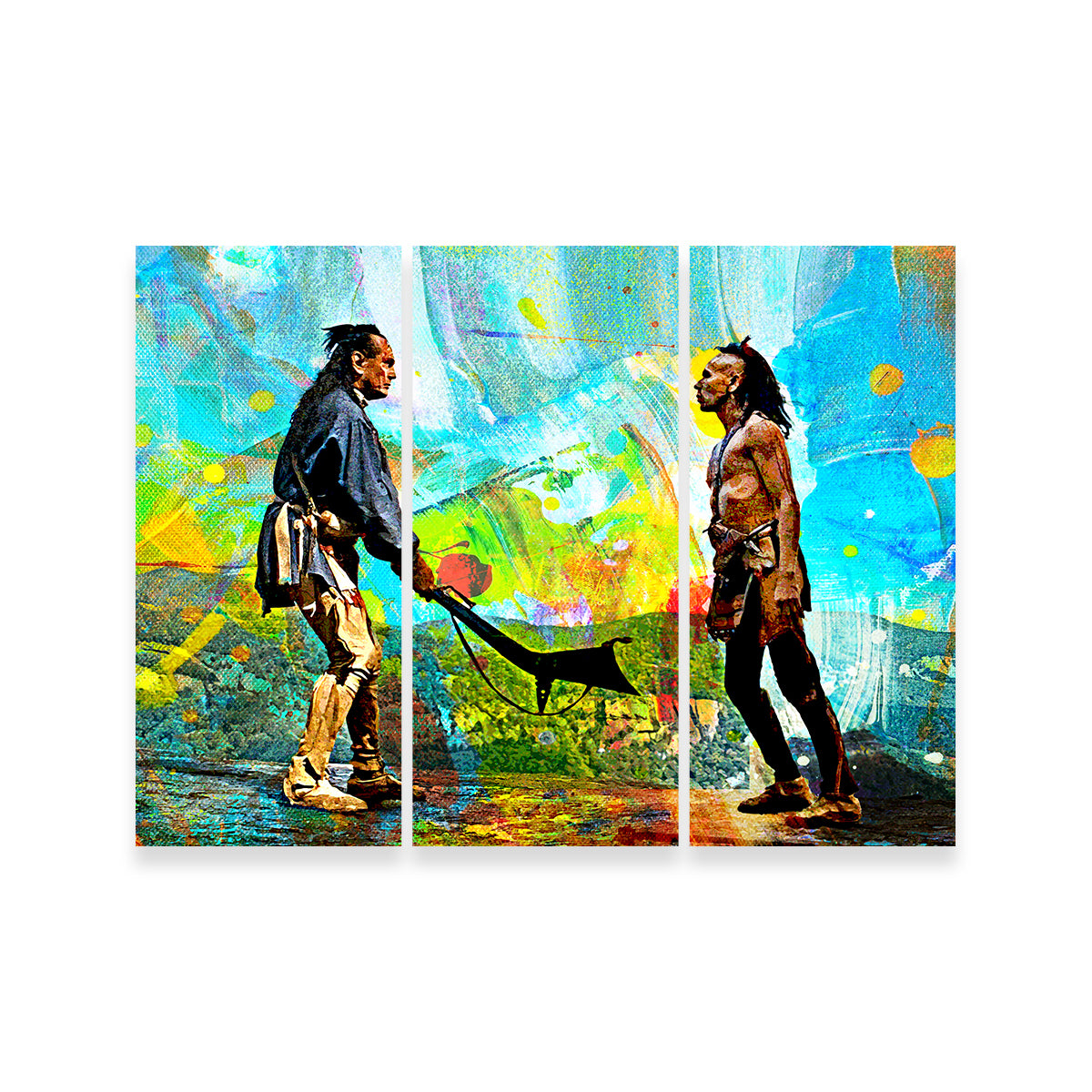 Last of the Mohicans Brushed Wall Art