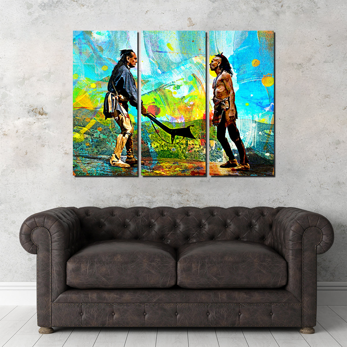 Last of the Mohicans Brushed Wall Art