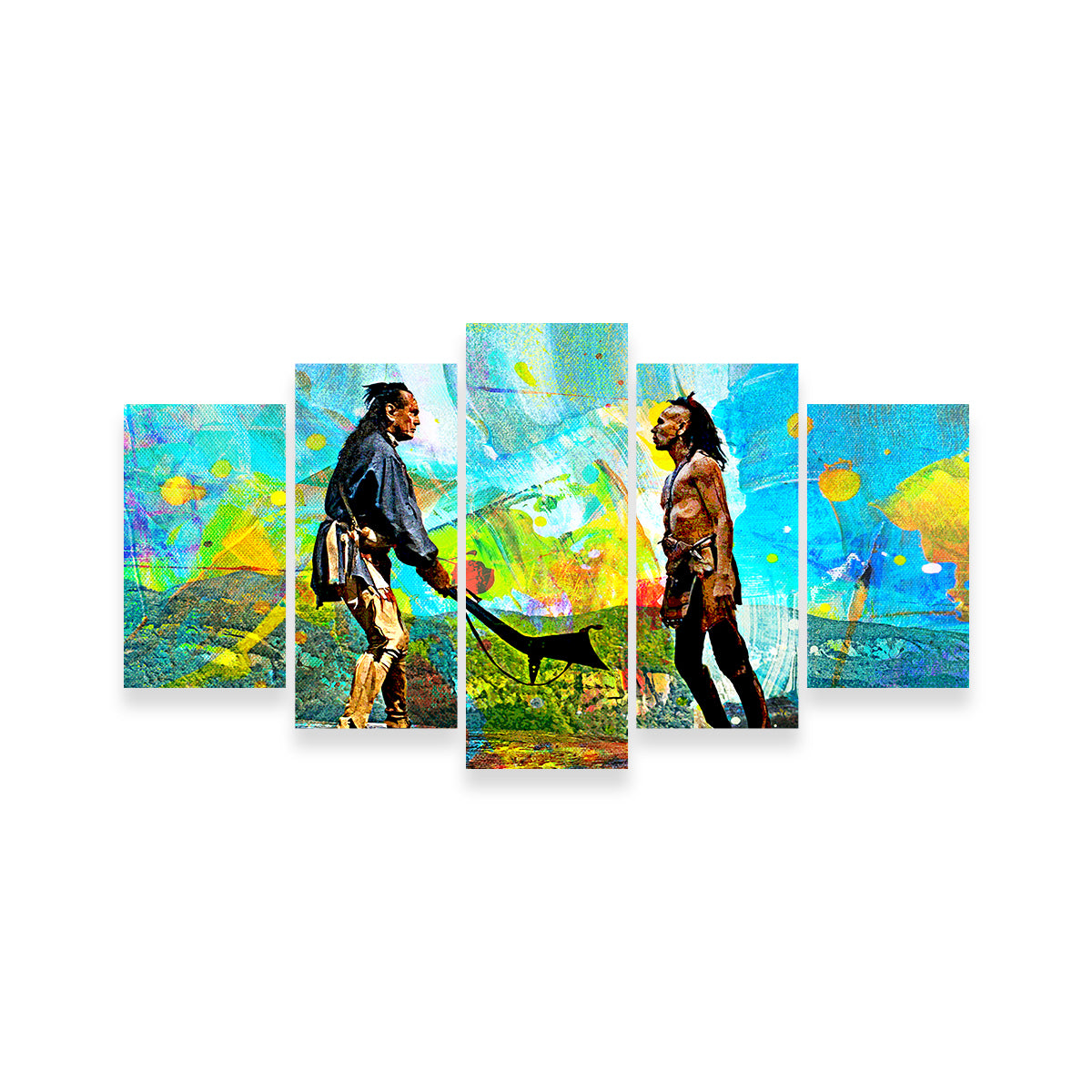 Last of the Mohicans Brushed Wall Art