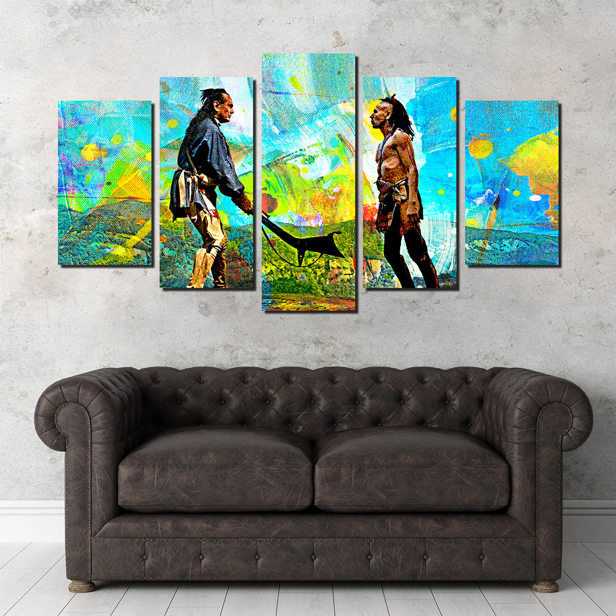 Last of the Mohicans Brushed Wall Art