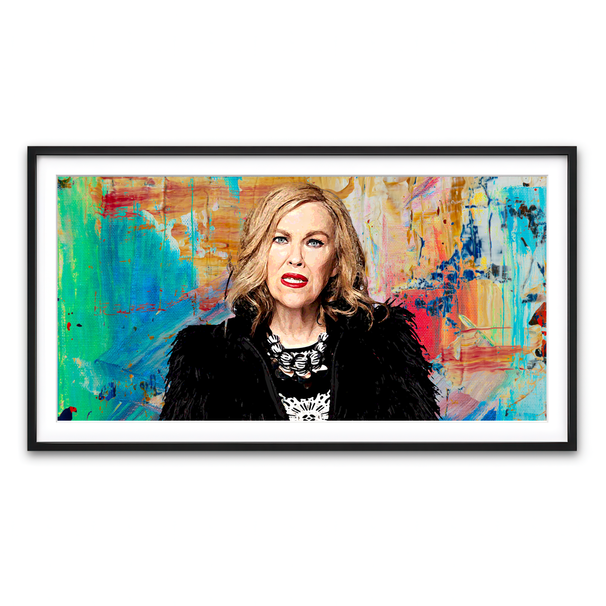 Framed Print 2x1 Black