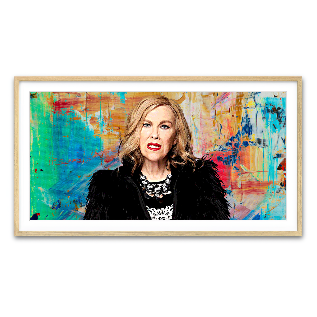 Framed Print 2x1 Natural