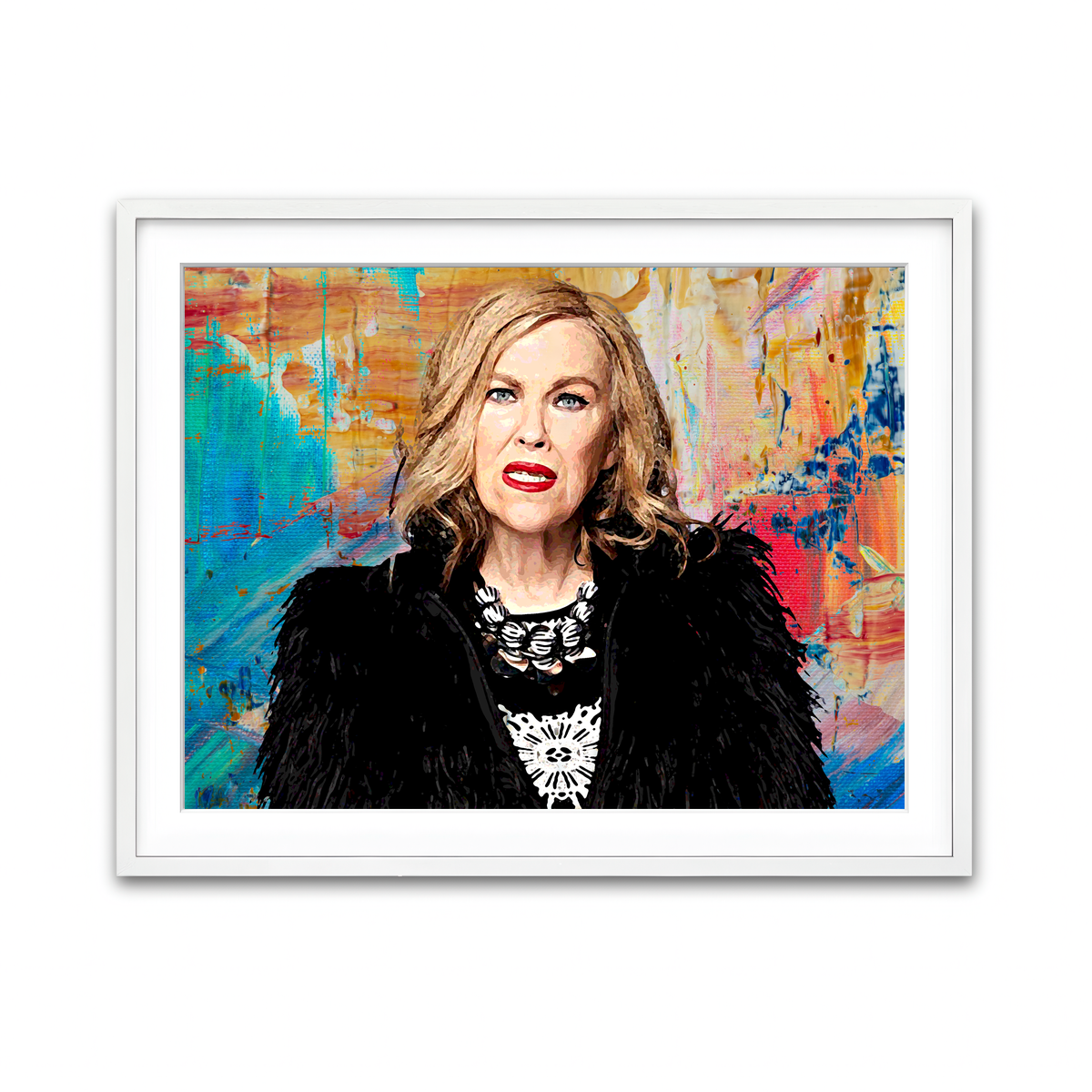 Framed Print 4x3 White