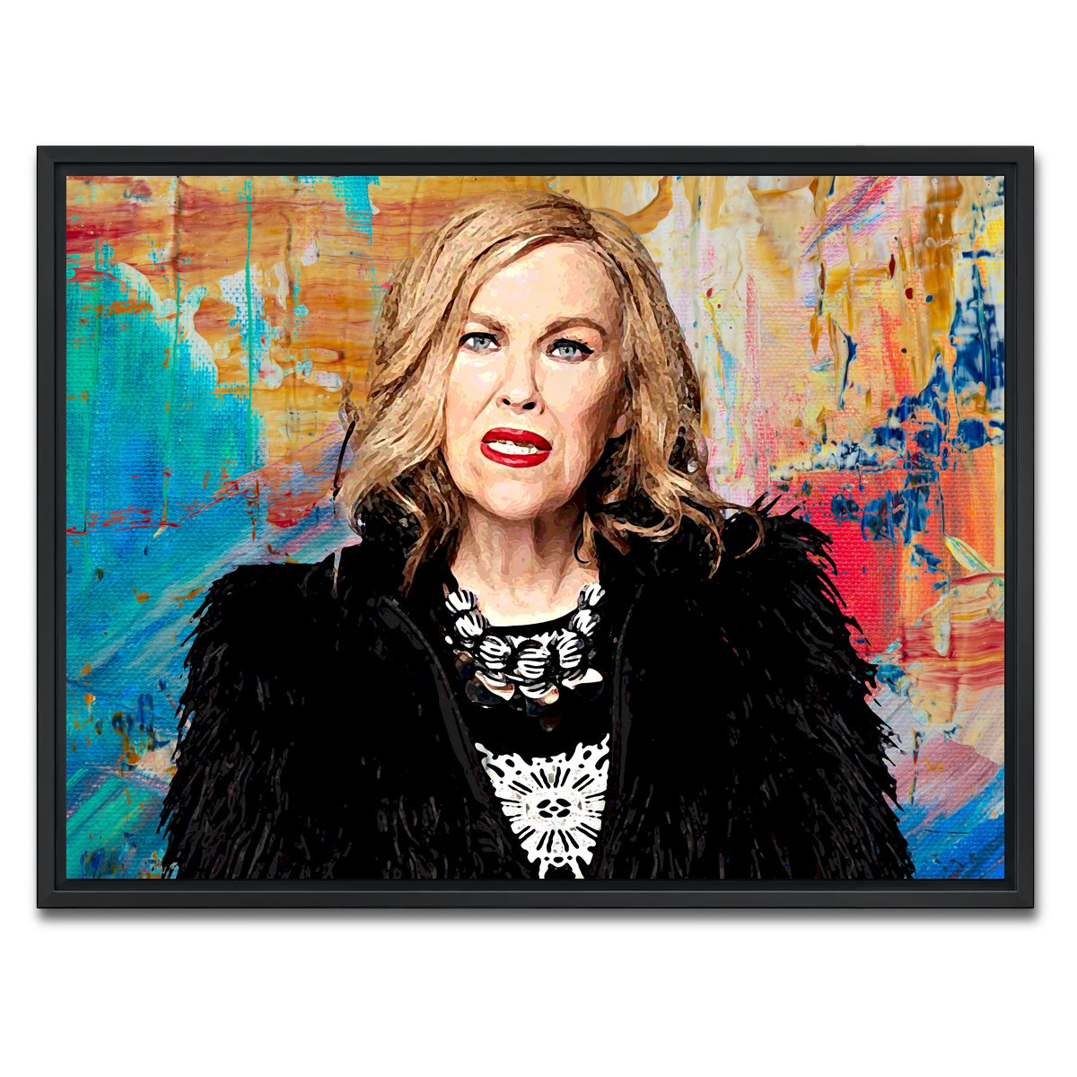 AUTO-MOCKUP WHITE | Moira | 1 Piece | Black Framed Canvas | group=4x3