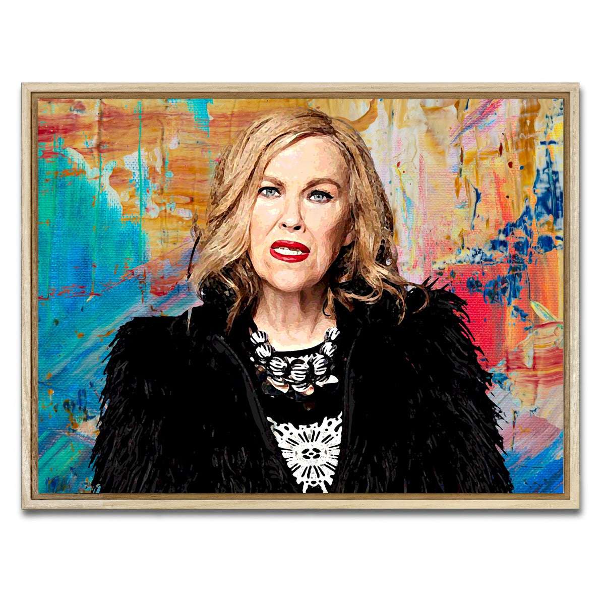 AUTO-MOCKUP WHITE | Moira | 1 Piece | Natural Framed Canvas | group=4x3