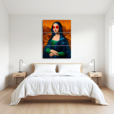 AUTO-MOCKUP ROOM | Mona Lisa Glasses Wall Art