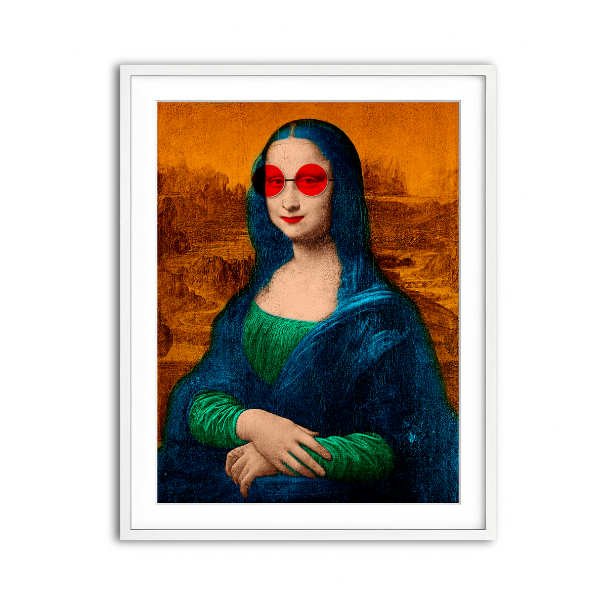 Framed Print 3x4 White