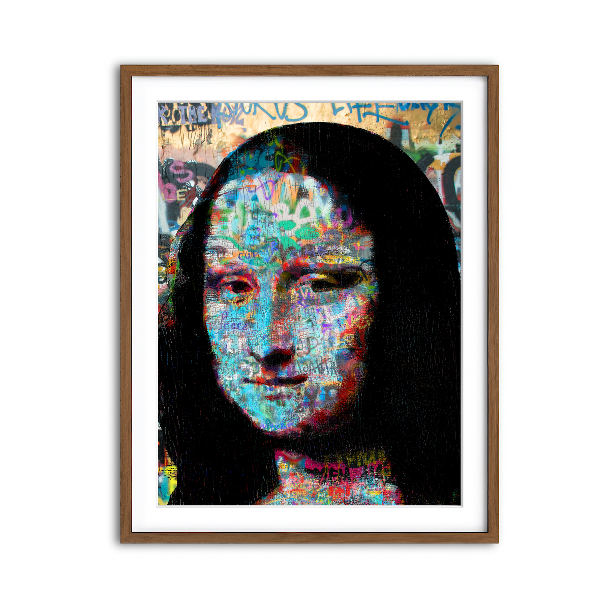 Framed Print 3x4 Walnut