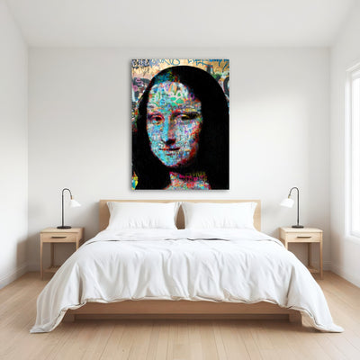 AUTO-MOCKUP ROOM | Mona Lisa Heavy Graffiti