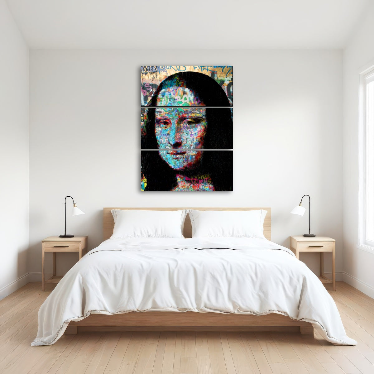 AUTO-MOCKUP ROOM | Mona Lisa Heavy Graffiti