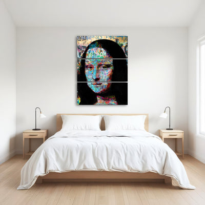 AUTO-MOCKUP ROOM | Mona Lisa Heavy Graffiti
