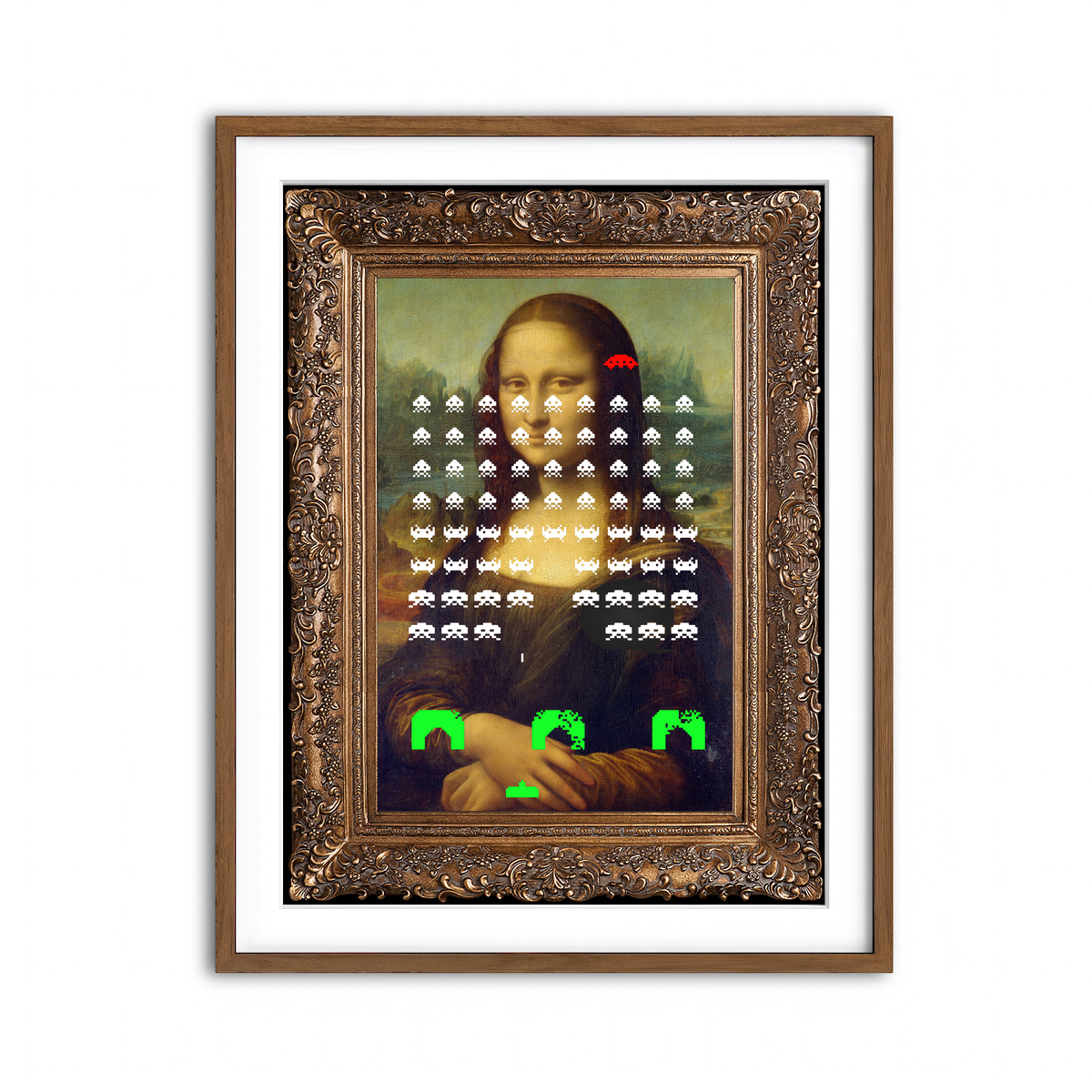 Framed Print 3x4 Walnut