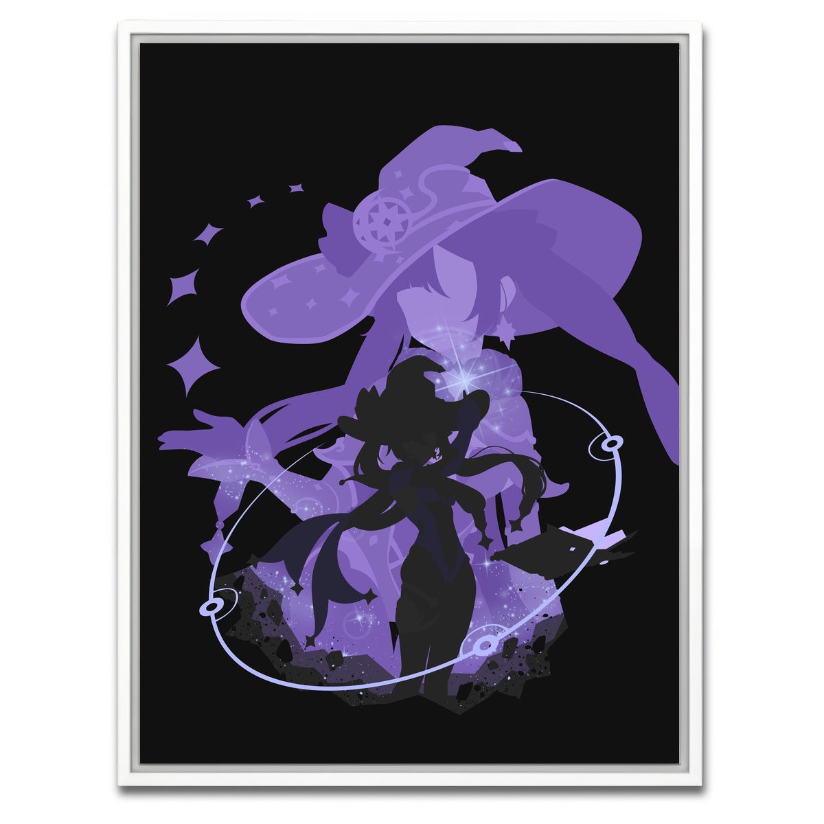 AUTO-MOCKUP WHITE | Mona | 1 Piece | White Framed Canvas | group=3x4