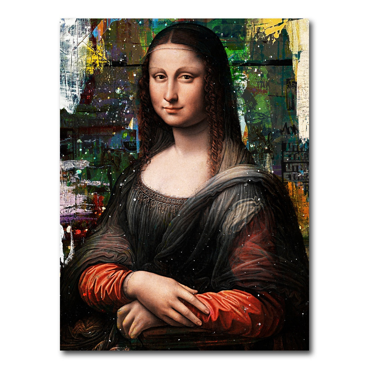 AUTO-MOCKUP WHITE | Mona lisa | 1 Piece | Gallery Wrap Canvas | group=3x4