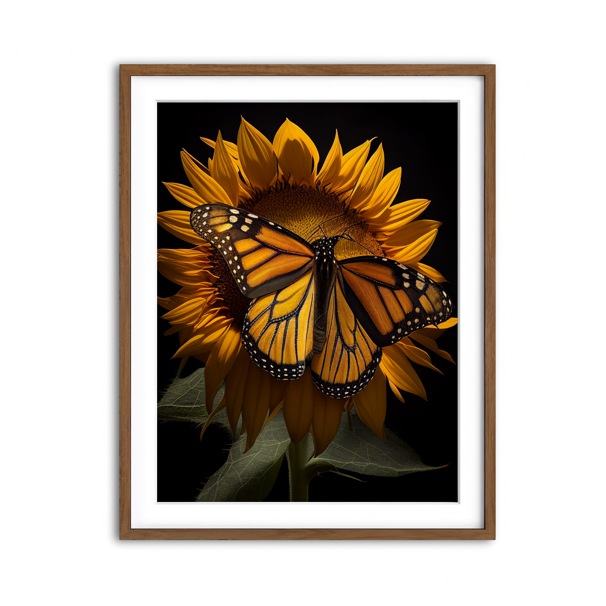 Framed Print 3x4 Walnut