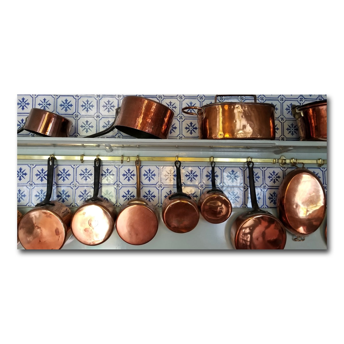 AUTO-MOCKUP WHITE | Monet's Kitchen - Giverny, France | 1 Piece | Gallery Wrap Canvas | group=2x1