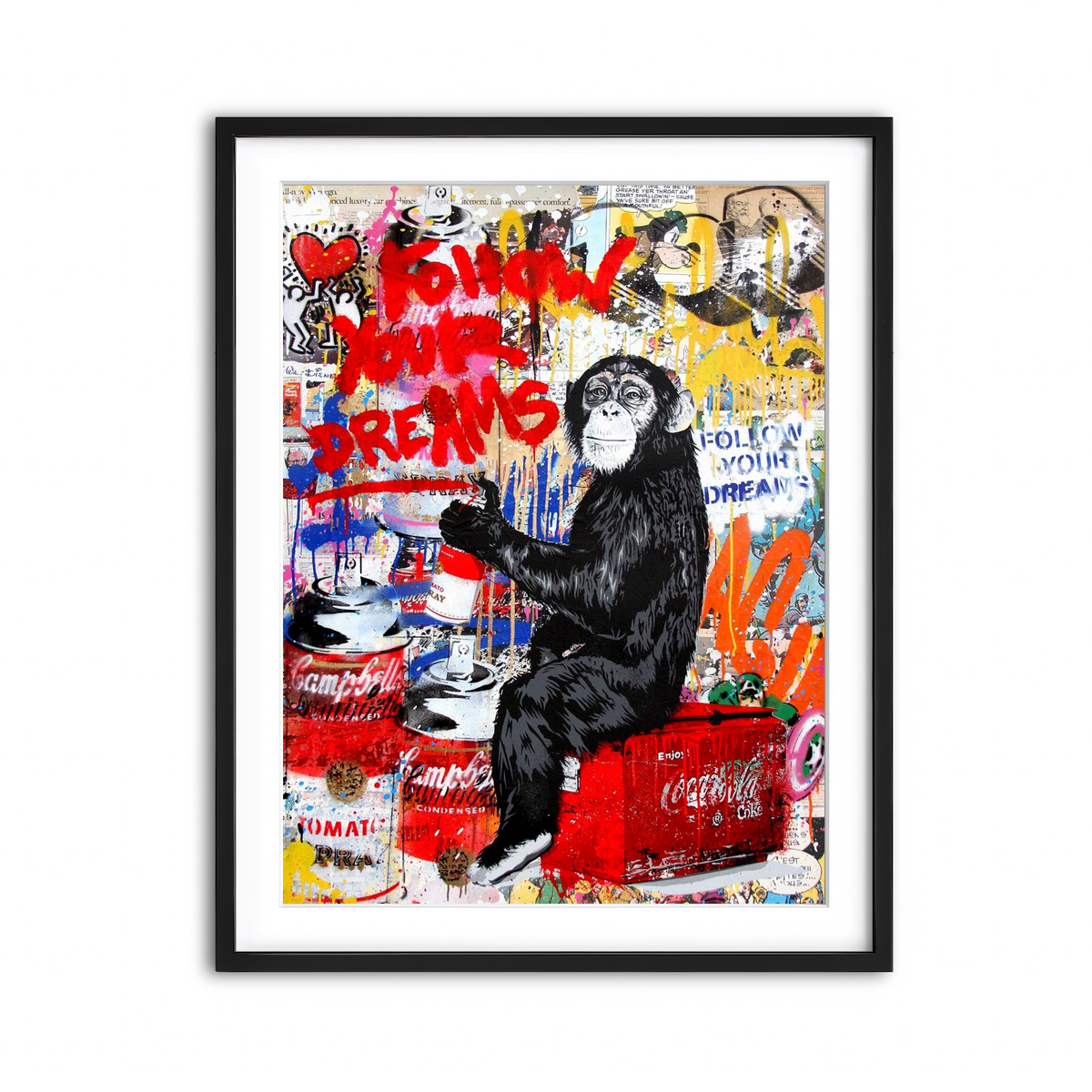 Framed Print 3x4 Black