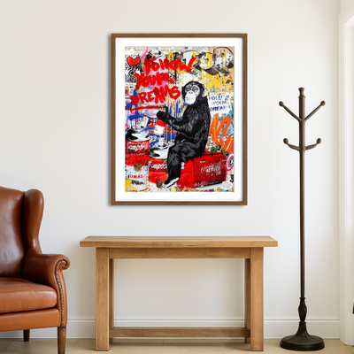 AUTO-MOCKUP ROOM | Monkey Business Wall Art