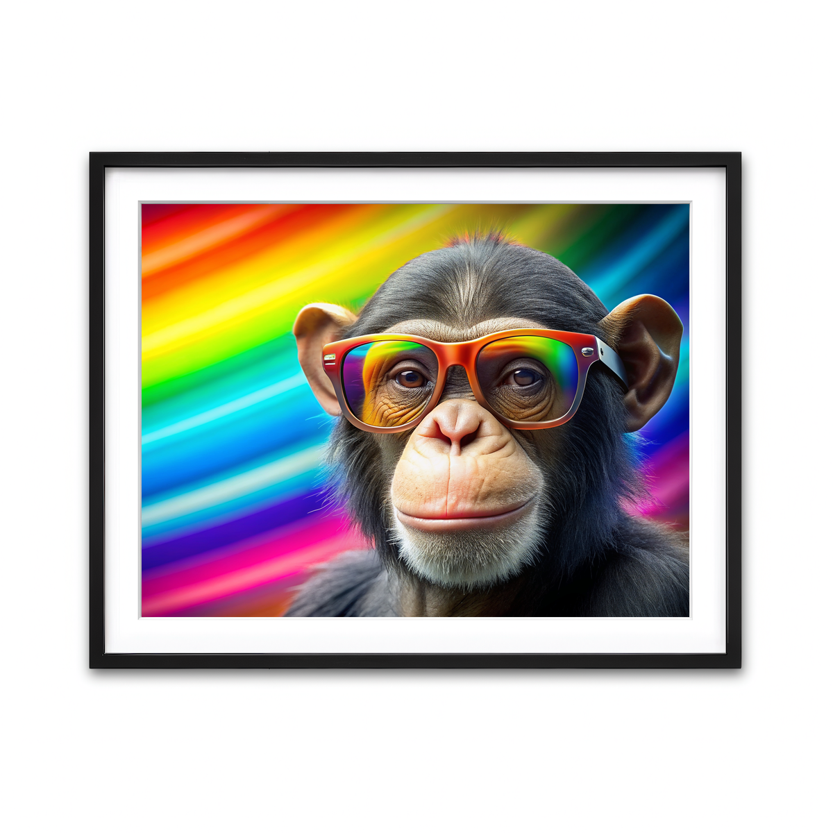 Framed Print 4x3 Black