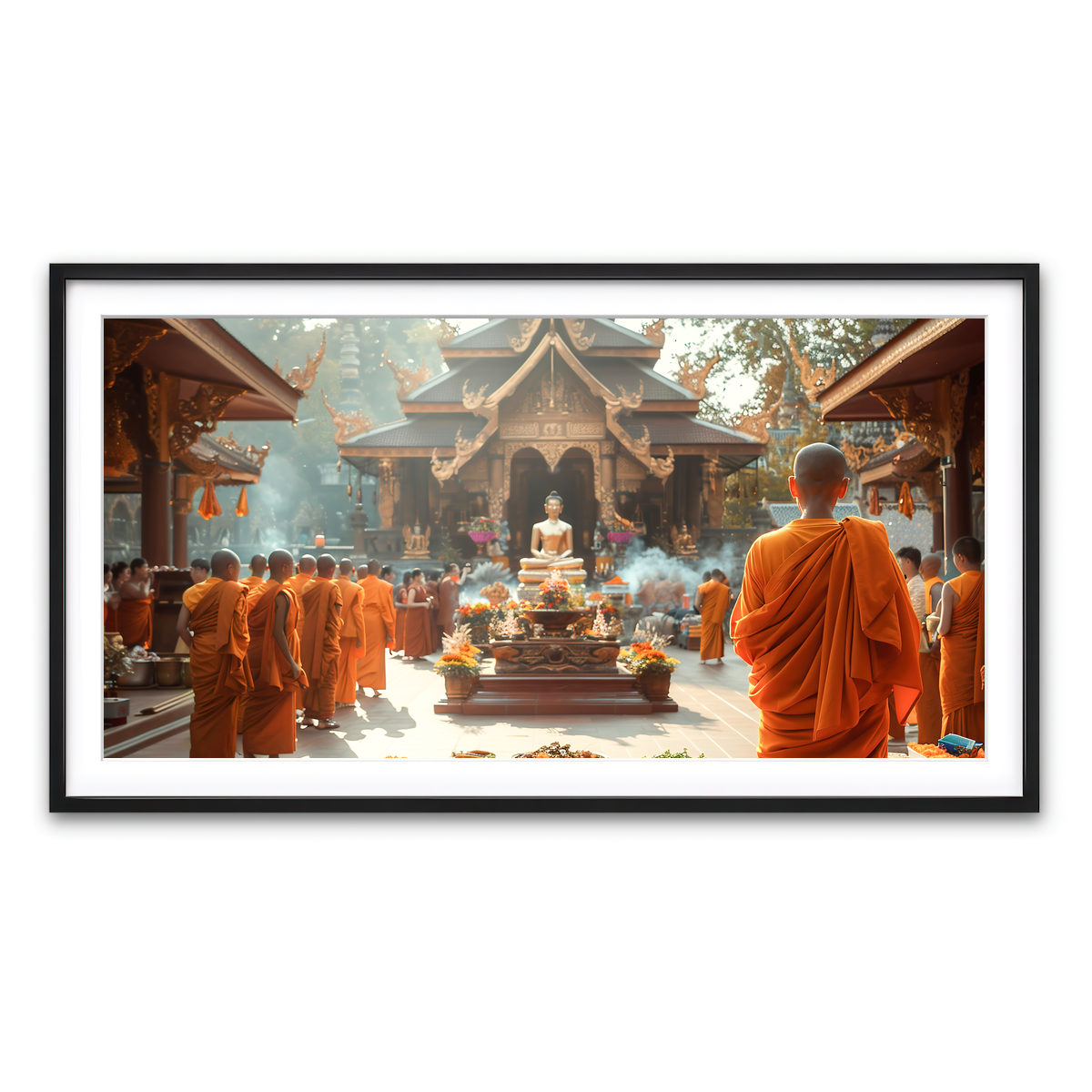 Framed Print 2x1 Black